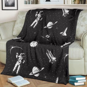 ASTRONAUT PLANET SPACE BEST SELLER FLEECE BLANKET GIFT FOR FAN