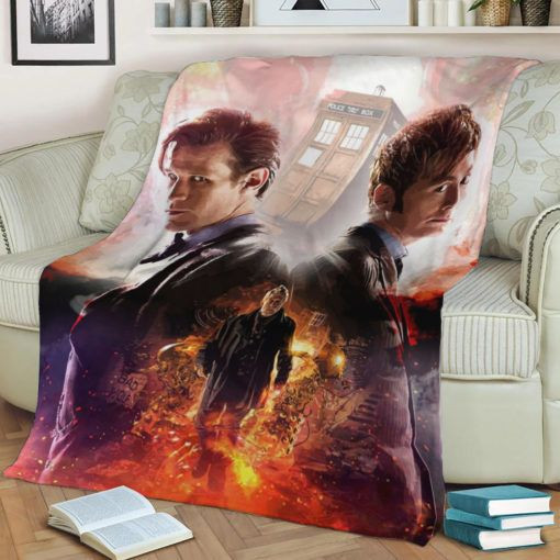 DOCTOR WHO FLEECE BLANKET GIFT FOR FAN DOCTOR WHO FLEECE BLANKET GIFT FOR FAN