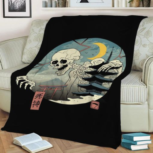 SHINIGAMI BEST SELLER FLEECE BLANKET GIFT FOR FAN SHINIGAMI BEST SELLER FLEECE BLANKET GIFT FOR FAN