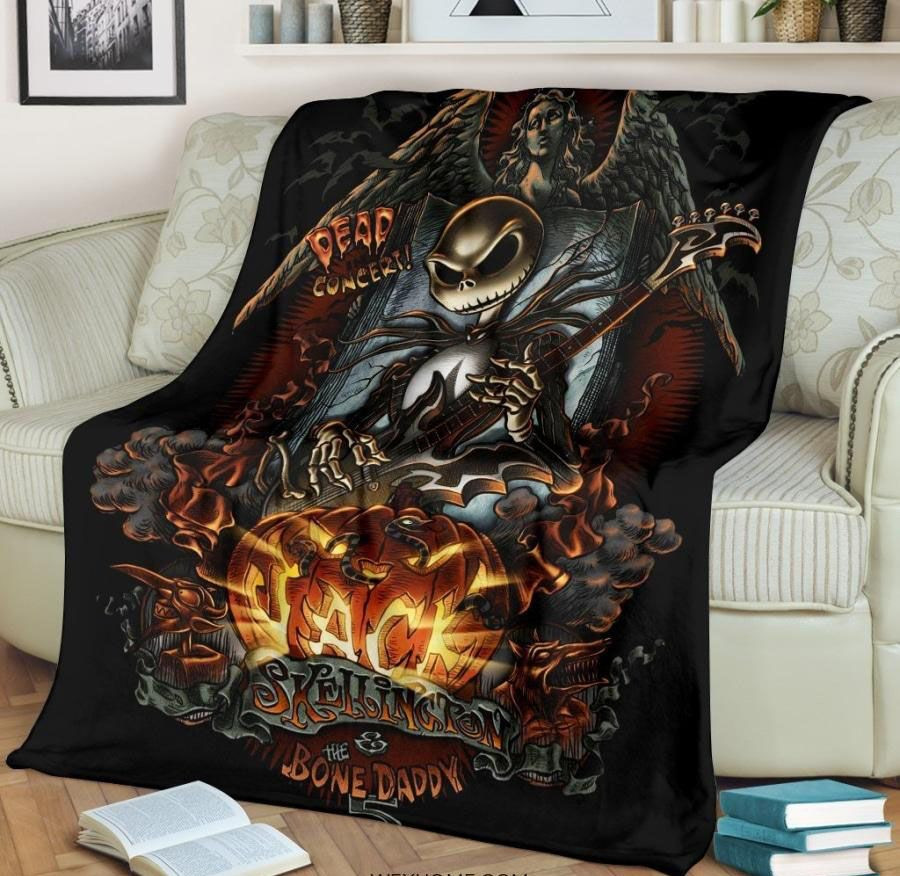 HELL JACK SKELLINGTON THE NIGHTMARE BEFORE CHRISTMAS BEST SELLER FLEECE BLANKET GIFT FOR FAN HELL JACK SKELLINGTON THE NIGHTMARE BEFORE CHRISTMAS BEST SELLER FLEECE BLANKET GIFT FOR FAN