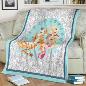 FRIEND FUNNY WINNIE THE POOH BEST SELLER FLEECE BLANKET GIFT FOR FAN
