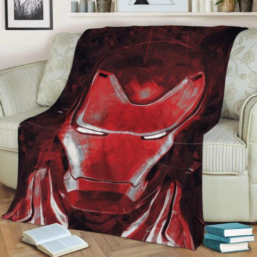 IRON MAN AVENGERS MARVEL FLEECE BLANKET GIFT FOR FAN IRON MAN AVENGERS MARVEL FLEECE BLANKET GIFT FOR FAN
