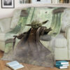 YODA STAR WARS FLEECE BLANKET GIFT FOR FAN