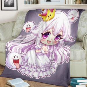 PRINCESS BOWSETTE CUTE ANIME GIRL BEST SELLER FLEECE BLANKET GIFT FOR FAN