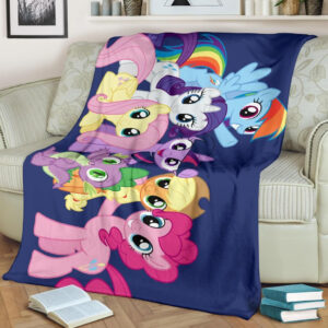 MY LITTLE PONY CARTOON FLEECE BLANKET GIFT FOR FAN
