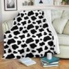 BLACK AND WHITE COW BESTSELLER FLEECE BLANKET GIFT FOR FAN