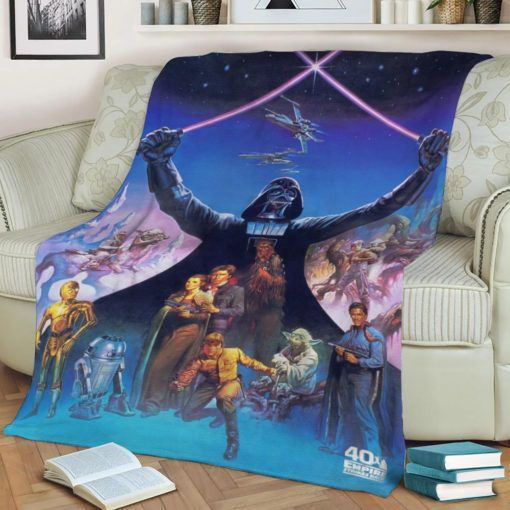 FAMILY STAR WAR FLEECE BLANKET GIFT FOR FAN FAMILY STAR WAR FLEECE BLANKET GIFT FOR FAN