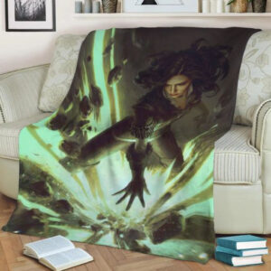 YENNEFER THE SUMMONER BEST SELLER FLEECE BLANKET GIFT FOR FAN