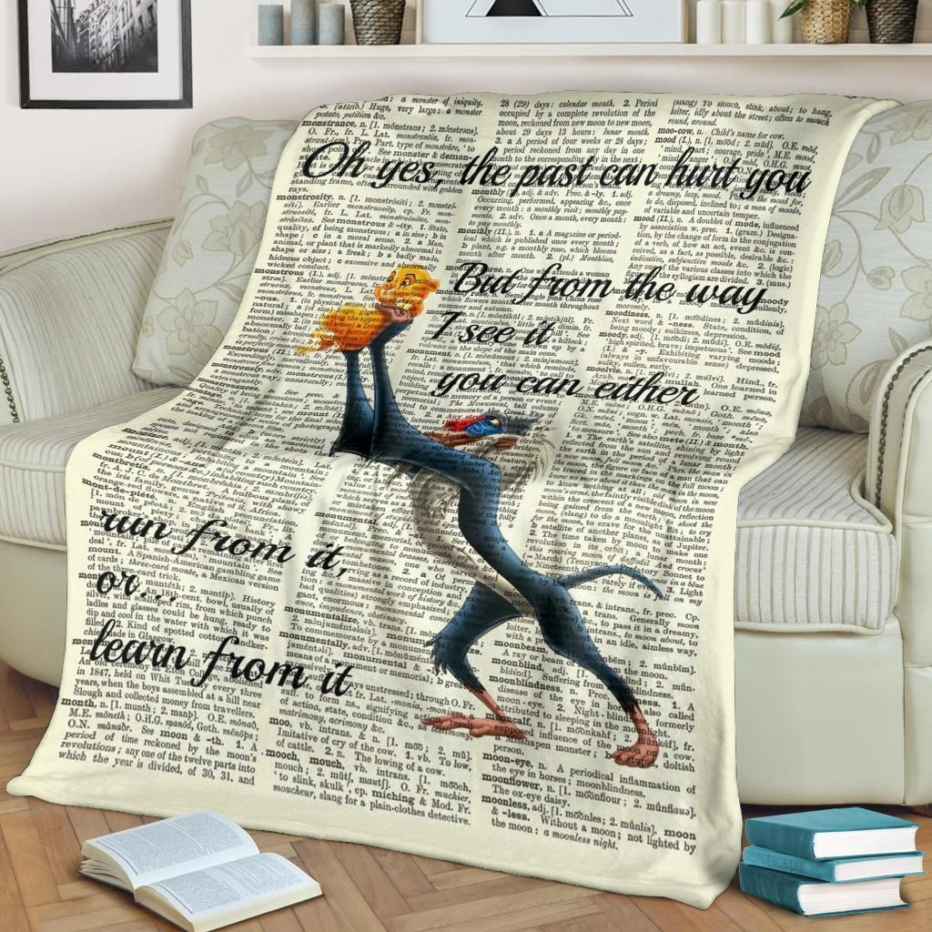THE PAST CAN HURT YOU LION KING BEST SELLER FLEECE BLANKET GIFT FOR FAN THE PAST CAN HURT YOU LION KING BEST SELLER FLEECE BLANKET GIFT FOR FAN