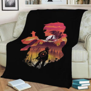 THE LEGENDS SUNSET FLEECE BLANKET GIFT FOR FAN
