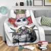 JACK SKELLINGTON MAD HATTER FLEECE BLANKET GIFT FOR FAN