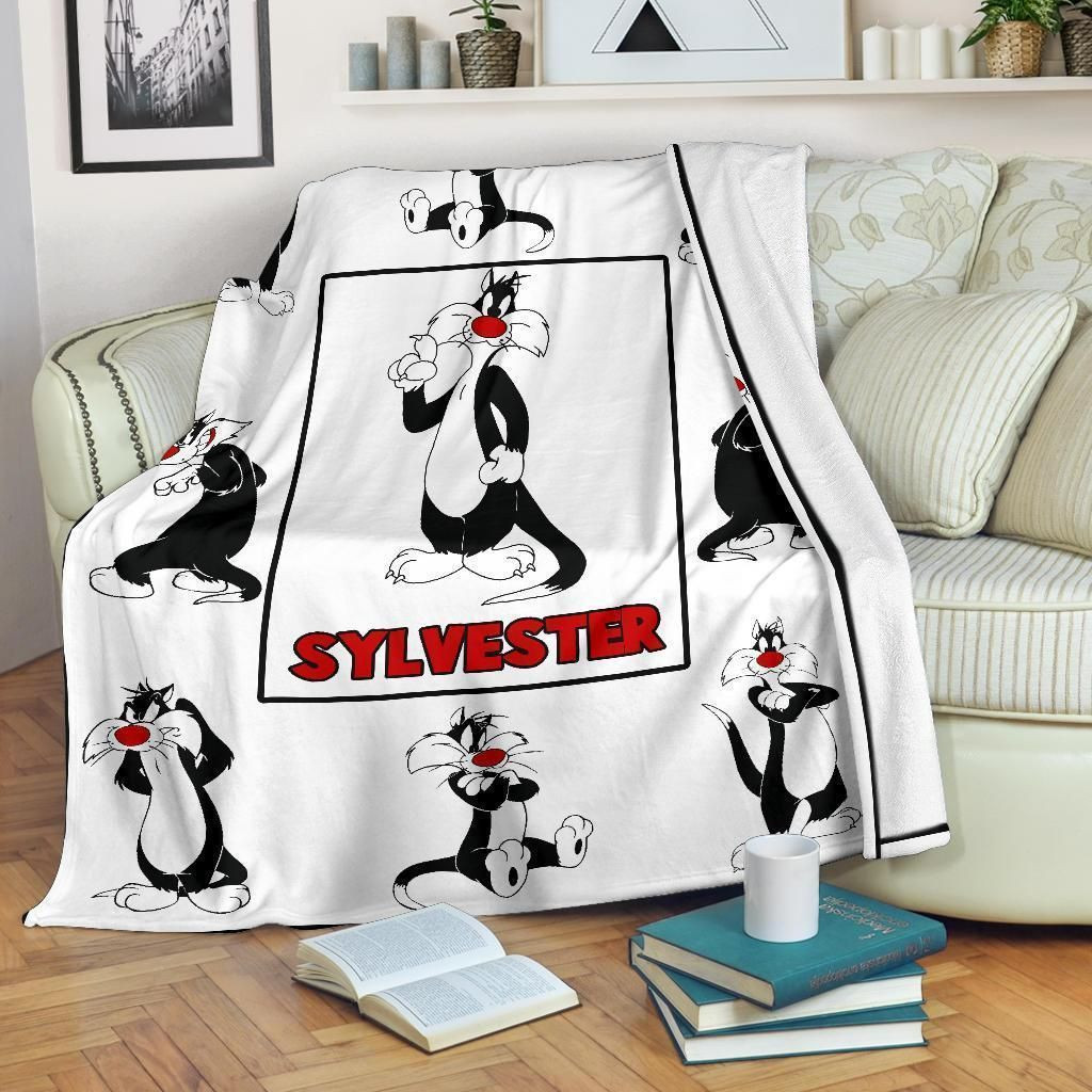 SYLVESTER LOONEY TUNES CARTOON FLEECE BLANKET GIFT FOR FAN SYLVESTER LOONEY TUNES CARTOON FLEECE BLANKET GIFT FOR FAN