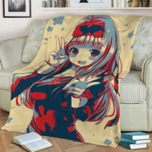 LOVE IS WAR CHIKA FUJIWARA ANIME JAPAN BEST SELLER FLEECE BLANKET GIFT FOR FAN