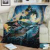 PACIFIC RIM UPRISING FLEECE BLANKET GIFT FOR FAN