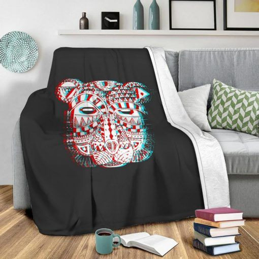 SPIRIT BEAR PREMIUM FLEECE BLANKET GIFT FOR FAN SPIRIT BEAR PREMIUM FLEECE BLANKET GIFT FOR FAN