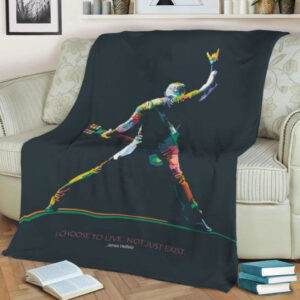 JAMES HETFIELD ROCKSTAR QUOTES FLEECE BLANKET GIFT FOR FAN