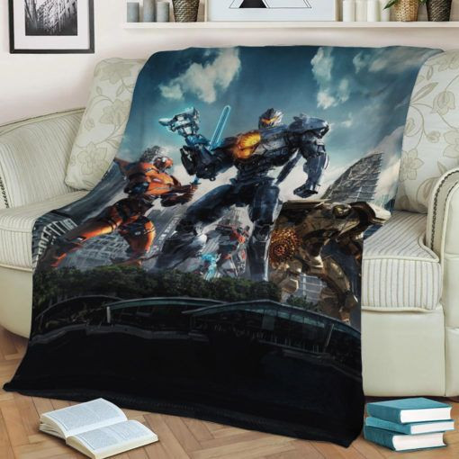 PACIFIC RIM FLEECE BLANKET GIFT FOR FAN PACIFIC RIM FLEECE BLANKET GIFT FOR FAN
