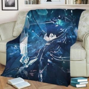 SWORD ART ONLINE KIRITO ANIME JAPAN BEST SELLER FLEECE BLANKET GIFT FOR FAN
