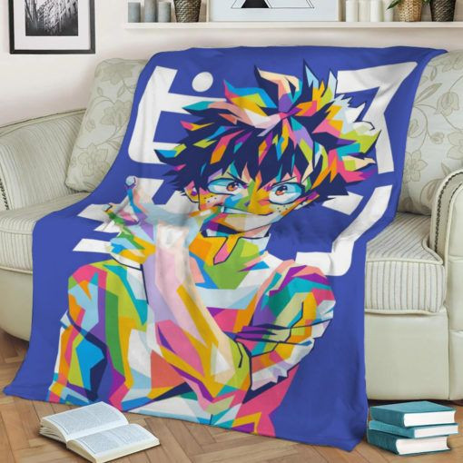 DEKU MY HERO ACADEMIA FLEECE BLANKET GIFT FOR FAN DEKU MY HERO ACADEMIA FLEECE BLANKET GIFT FOR FAN