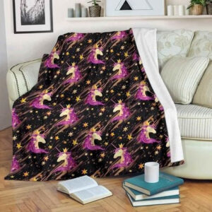STAR FAIRY UNICORN BESTSELLER FLEECE BLANKET GIFT FOR FAN