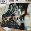 MILLENNIUM FALCON STAR WARS FLEECE BLANKET GIFT FOR FAN