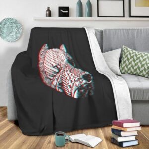 SPIRIT DOG PREMIUM FLEECE BLANKET GIFT FOR FAN