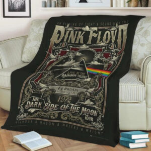 PINK FLOYD RAINBOW THEATRE FLEECE BLANKET GIFT FOR FAN