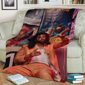 J COLE BEST SELLER FLEECE BLANKET GIFT FOR FAN
