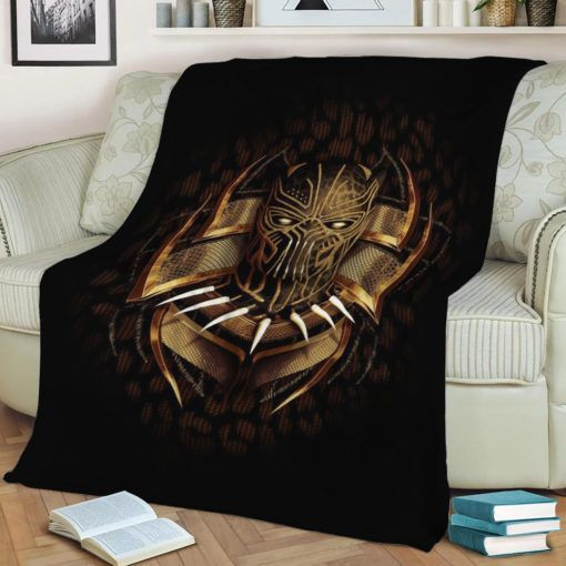 BLACK PANTHER ALL HAIL KING KILLMONGER FLEECE BLANKET GIFT FOR FAN BLACK PANTHER ALL HAIL KING KILLMONGER FLEECE BLANKET GIFT FOR FAN