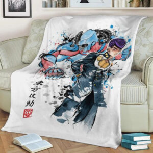 CRAZY DIAMOND WATERCOLOR ANIME JAPAN BEST SELLER FLEECE BLANKET GIFT FOR FAN
