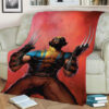 WOLVERINE MARVEL FLEECE BLANKET GIFT FOR FAN