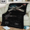 X-WING FLEECE BLANKET GIFT FOR FAN