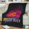 VINTAGE NIGHT CITY FLEECE BLANKET GIFT FOR FAN