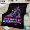 ZOMBIE HUNTER FLEECE BLANKET GIFT FOR FAN