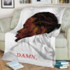 KENDRICK LAMAR DAMN FLEECE BLANKET GIFT FOR FAN