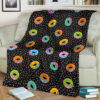 DONUT FULL COLOR BEST SELLER FLEECE BLANKET GIFT FOR FAN