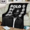 POLO G ART FLEECE BLANKET GIFT FOR FAN