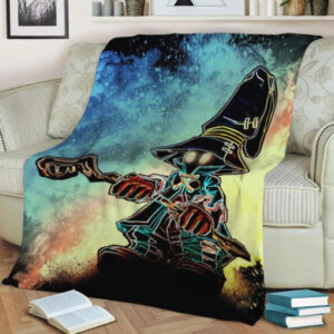 SOUL OF THE BLACK MAGE FLEECE BLANKET GIFT FOR FAN