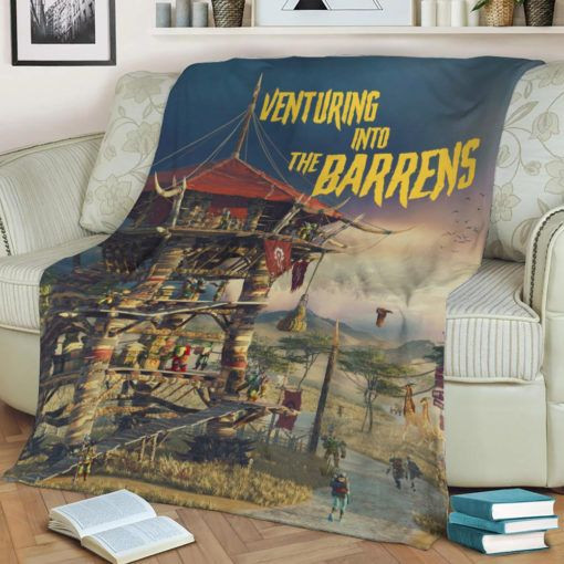 VENTURING BARRENS NOVEL FLEECE BLANKET GIFT FOR FAN VENTURING BARRENS NOVEL FLEECE BLANKET GIFT FOR FAN