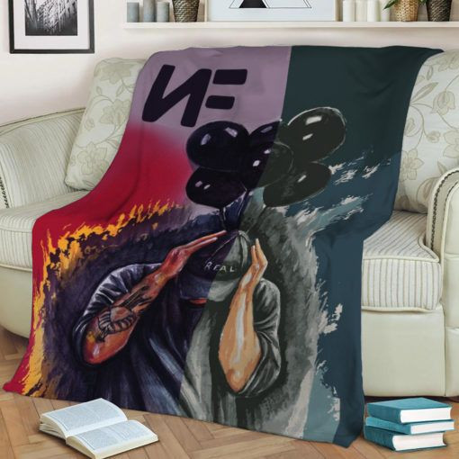 NF RAPPER COLOR FLEECE BLANKET GIFT FOR FAN NF RAPPER COLOR FLEECE BLANKET GIFT FOR FAN