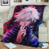 GOJO SATORU ANIME JAPAN BEST SELLER FLEECE BLANKET GIFT FOR FAN