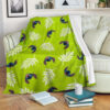FUNNY STITCH GREEN DISNEY FLEECE BLANKET GIFT FOR FAN