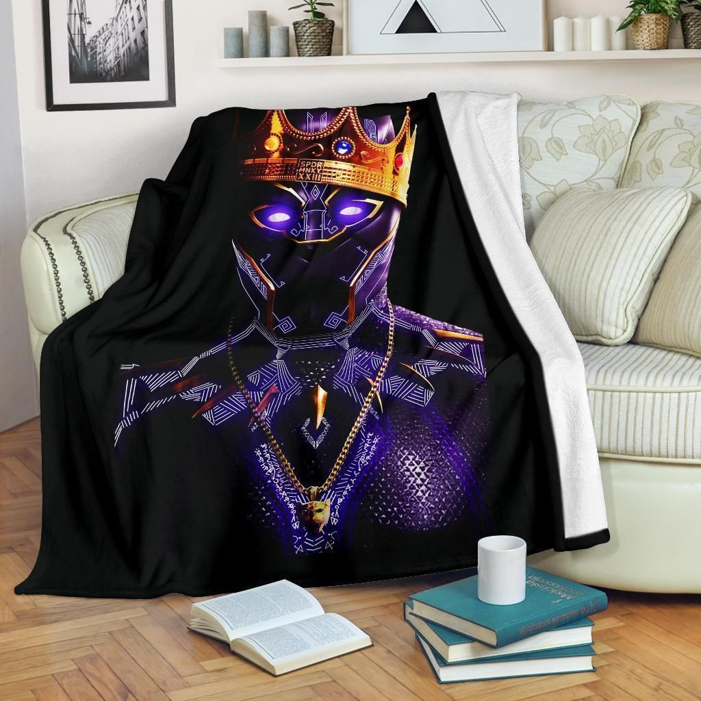 BLACK PANTHER AVENGERS MARVEL FLEECE BLANKET GIFT FOR FAN BLACK PANTHER AVENGERS MARVEL FLEECE BLANKET GIFT FOR FAN