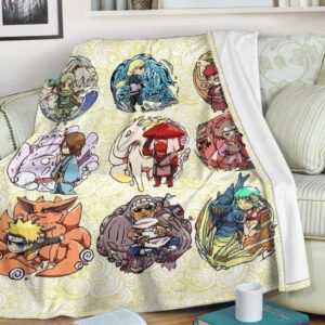 SHIPPUDEN NARUTO PREMIUM FLEECE BLANKET GIFT FOR FAN