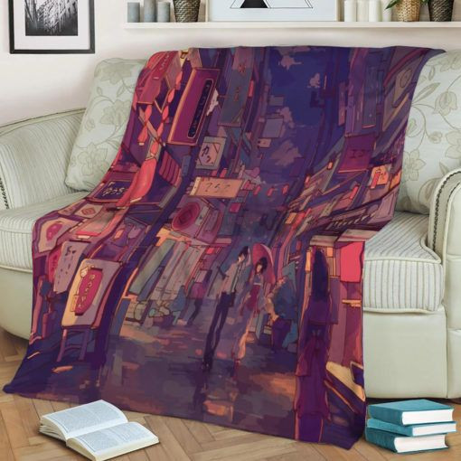 YOUR NAME ANIME JAPAN BEST SELLER FLEECE BLANKET GIFT FOR FAN YOUR NAME ANIME JAPAN BEST SELLER FLEECE BLANKET GIFT FOR FAN