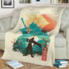 UKIYO E SOLDIER BEST SELLER FLEECE BLANKET GIFT FOR FAN