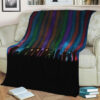 ZOMBIE PERK MACHINES FLEECE BLANKET GIFT FOR FAN