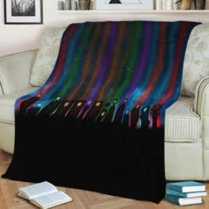 ZOMBIE PERK MACHINES FLEECE BLANKET GIFT FOR FAN