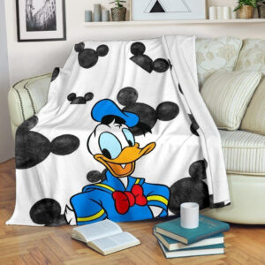 CUTE DONALD DUCK DISNEY FLEECE BLANKET GIFT FOR FAN