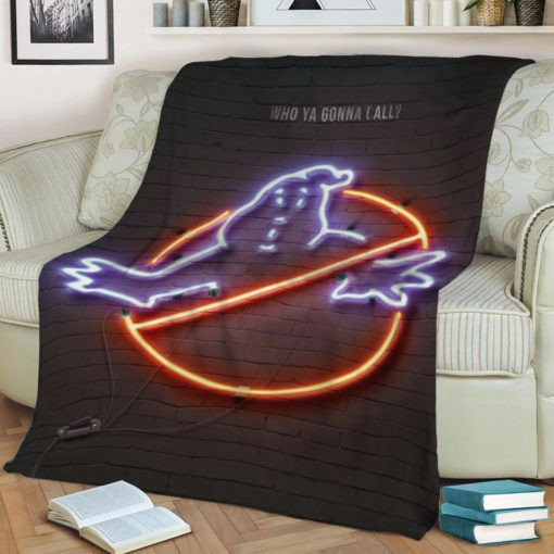 VINTAGE GHOSTBUSTERS FLEECE BLANKET GIFT FOR FAN VINTAGE GHOSTBUSTERS FLEECE BLANKET GIFT FOR FAN